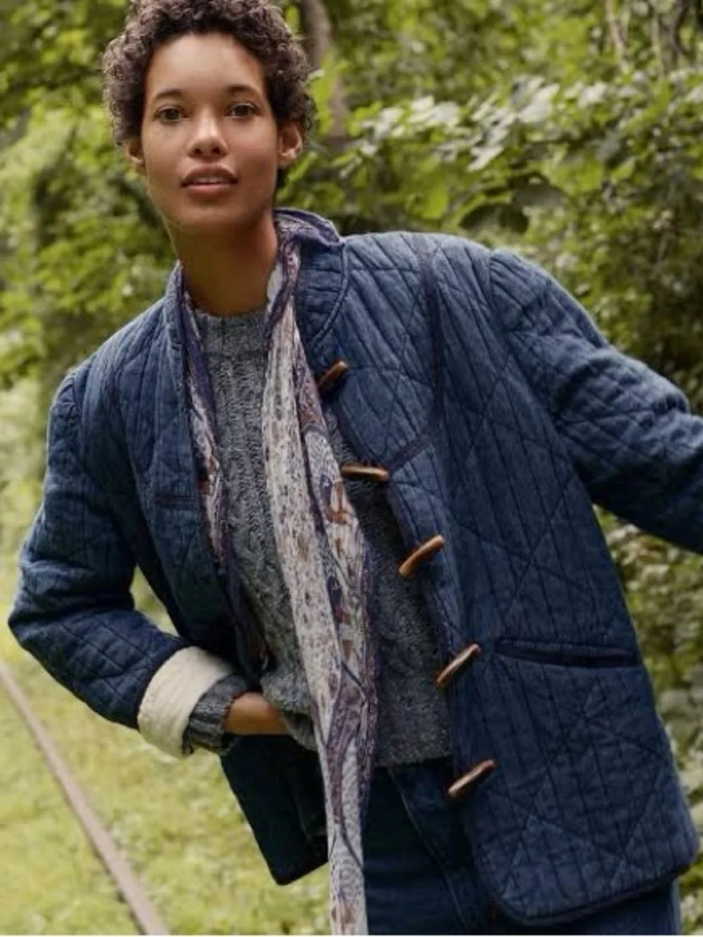 Dôen Parker Jacket, medium, denim blue - Picture 3 of 12